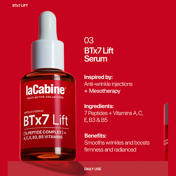 LaCabine BTx7 Lift 7x Peptide Complex Serum 30ml